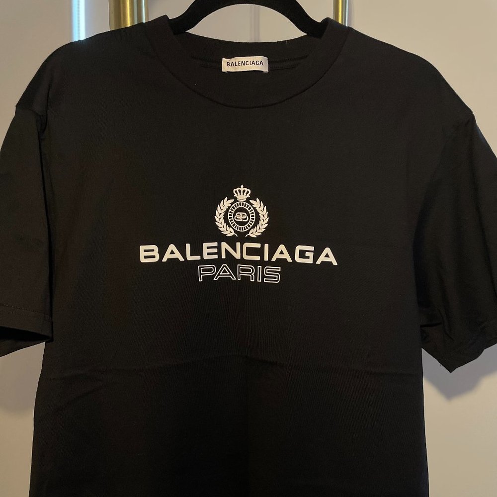 Balenciaga Mens Logo T Shirt Size M